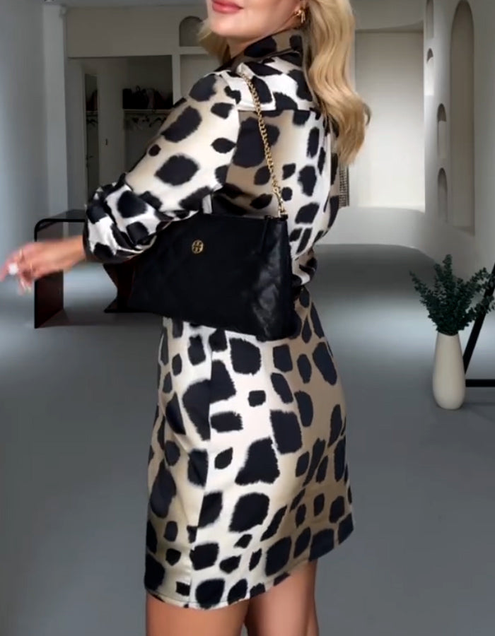 Leopard Knot Dress
