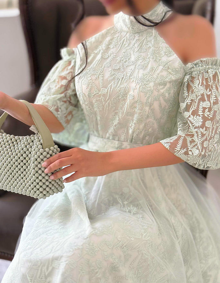 Green Delicate Dress