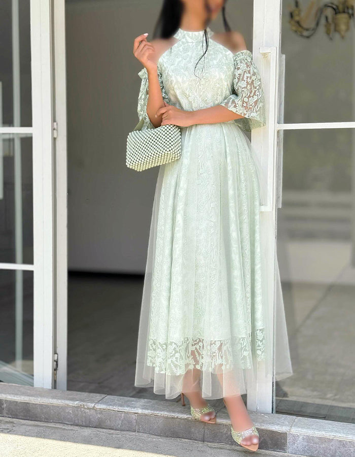 Green Delicate Dress