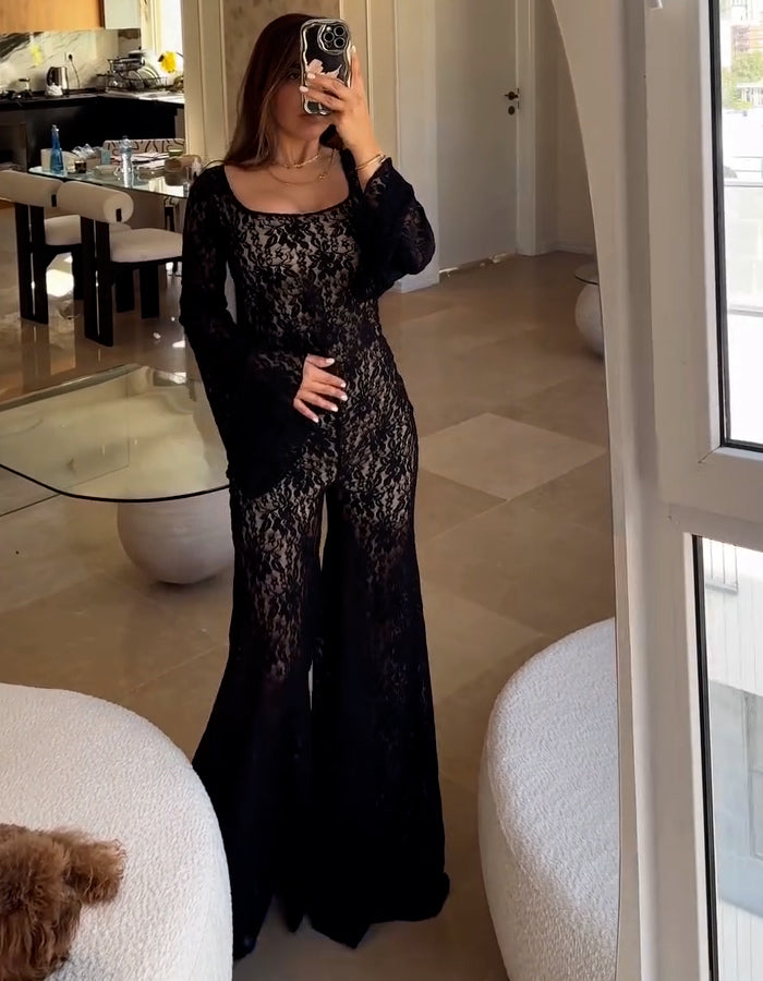 Black Unique Jumpsuit