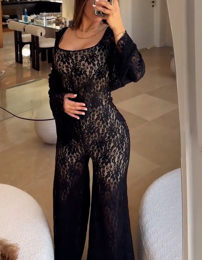 Black Unique Jumpsuit