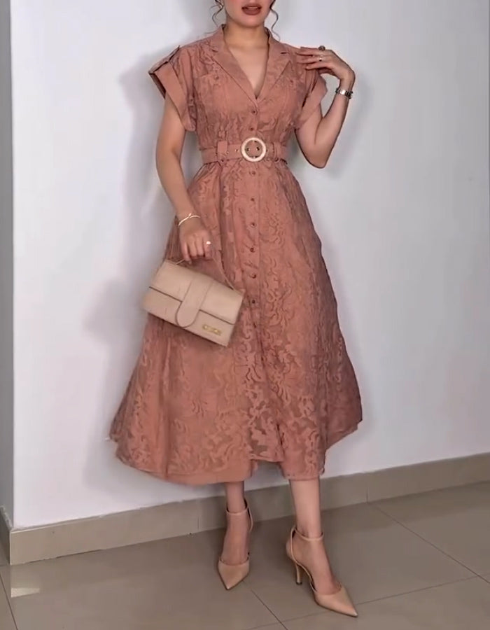 Casual Belt Dress