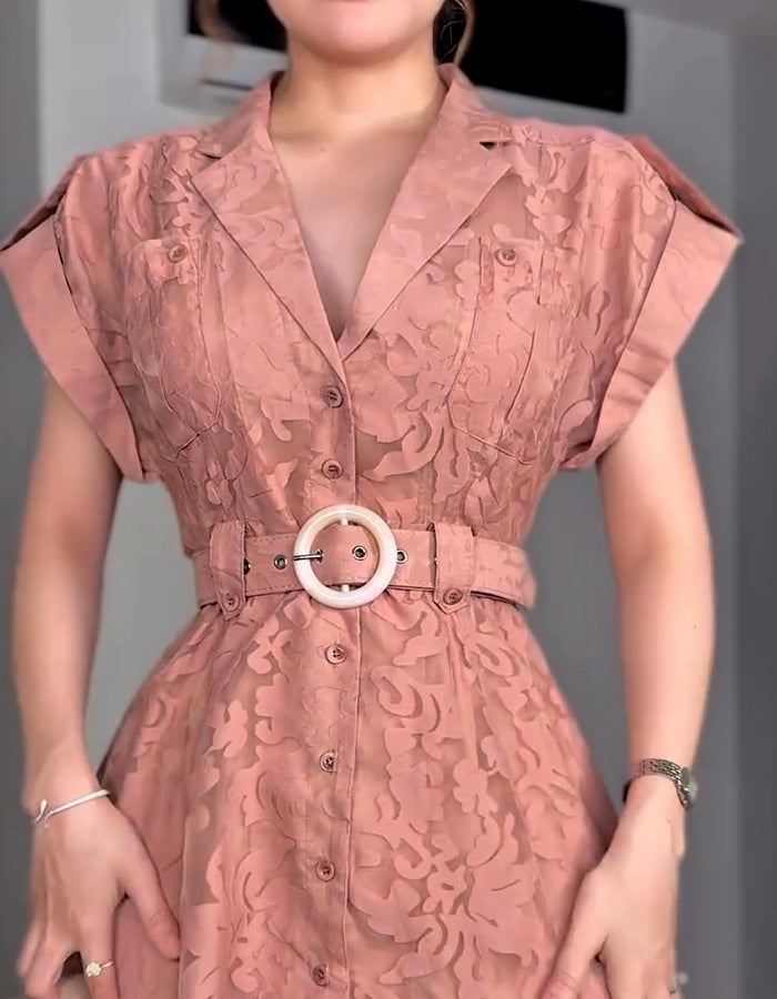 Casual Belt Dress