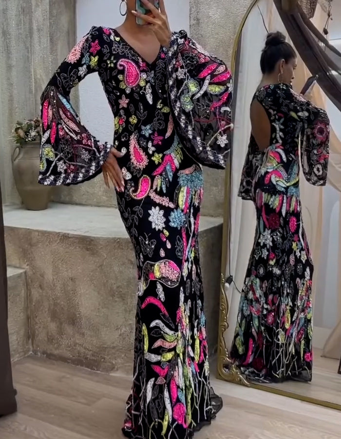 Elegant Sequins Dress