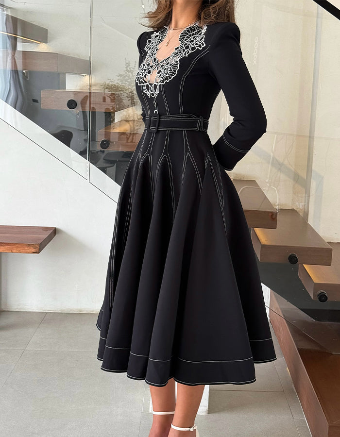 Denim A-Line Dress