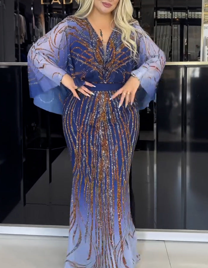 Gradient Maxi Dress
