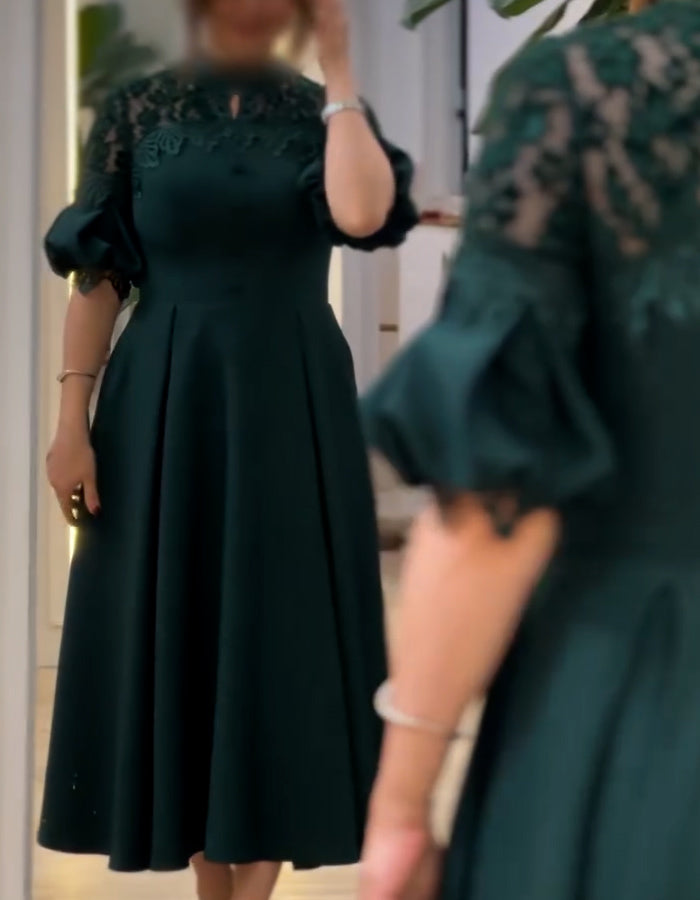 Comfort Solid-Color Dress