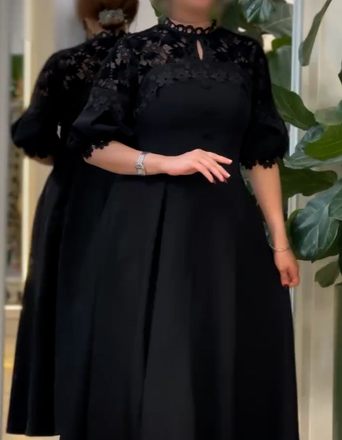 Comfort Solid-Color Dress