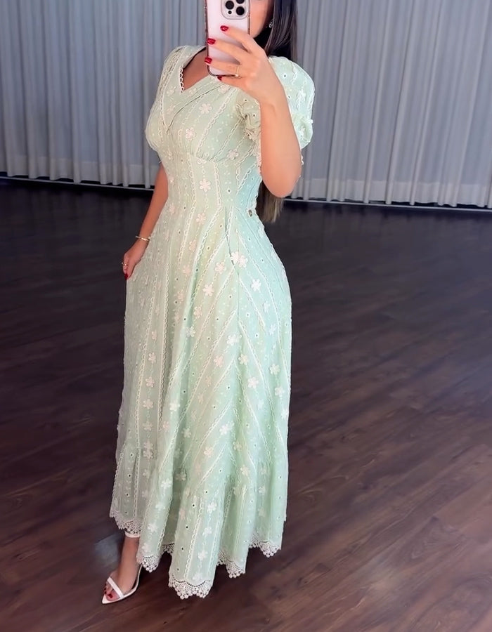 Green Casual Dress