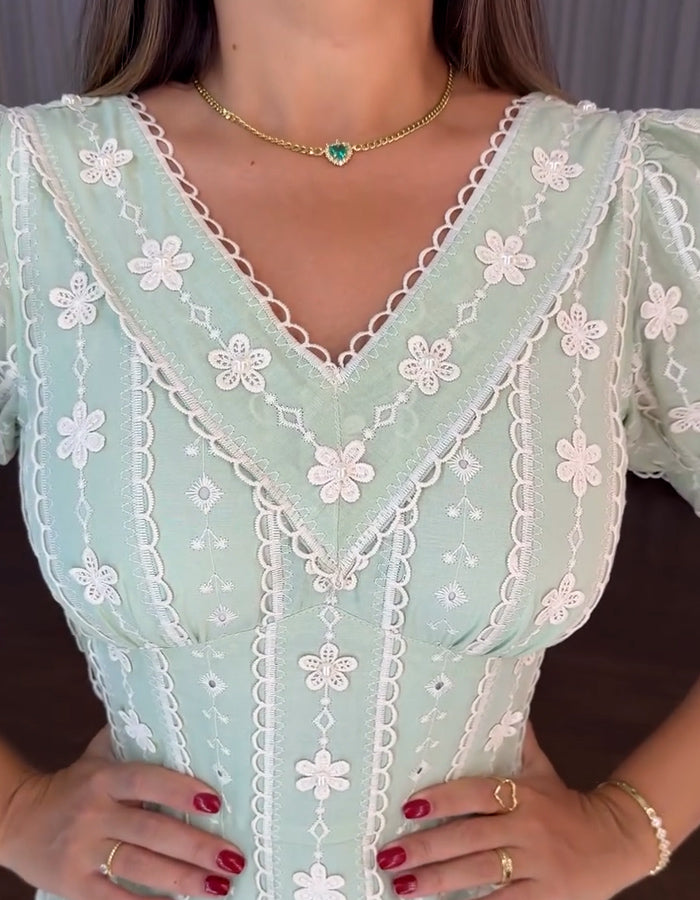 Green Casual Dress