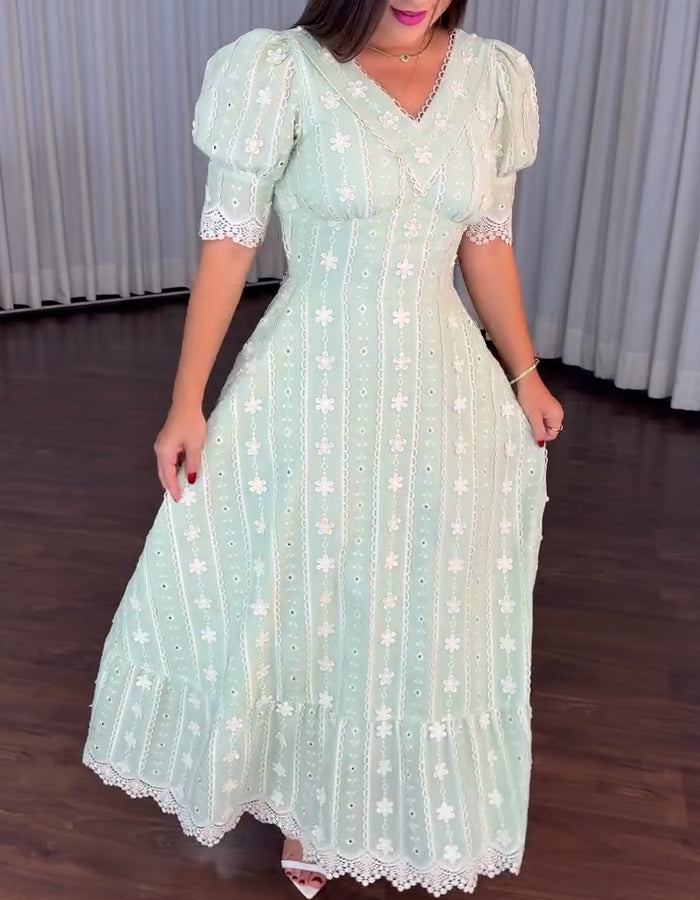 Green Casual Dress