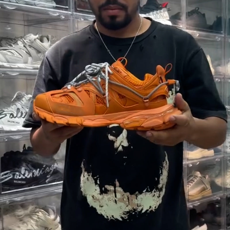 Orange Comfort Sneakers