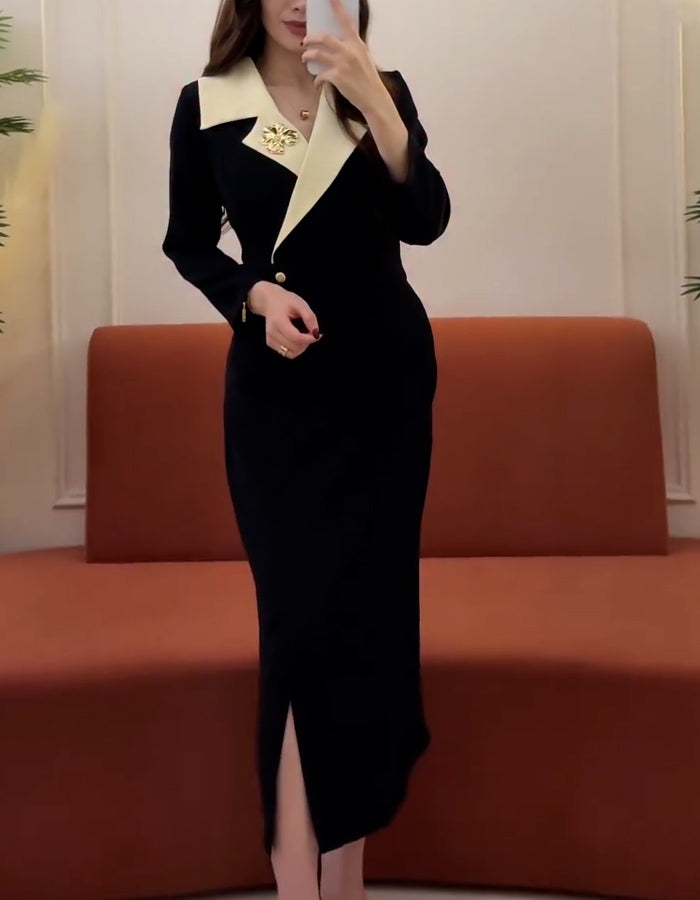 Casual V-Neck Dress