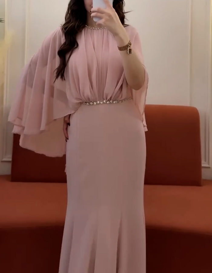 Solid Color Smooth Dress