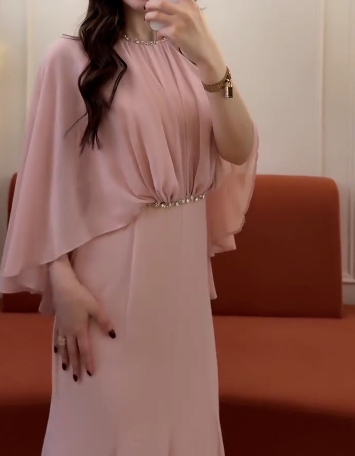 Solid Color Smooth Dress