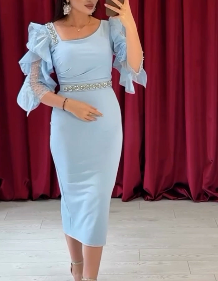 Blue Slim Dress