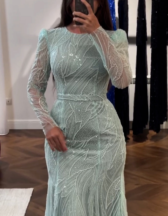 Green Shiny Dress