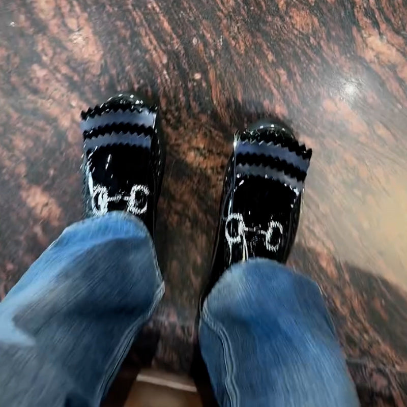 Black Unique Shoes
