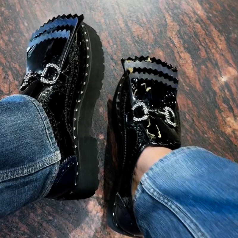 Black Unique Shoes