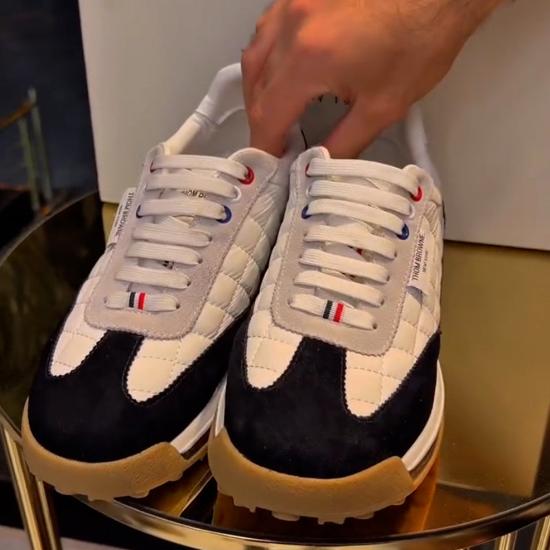 Checkered Soft-Sole Shoes