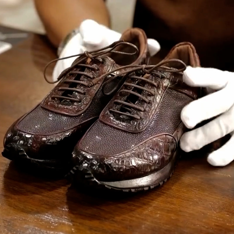 Leather Comfy Sneakers