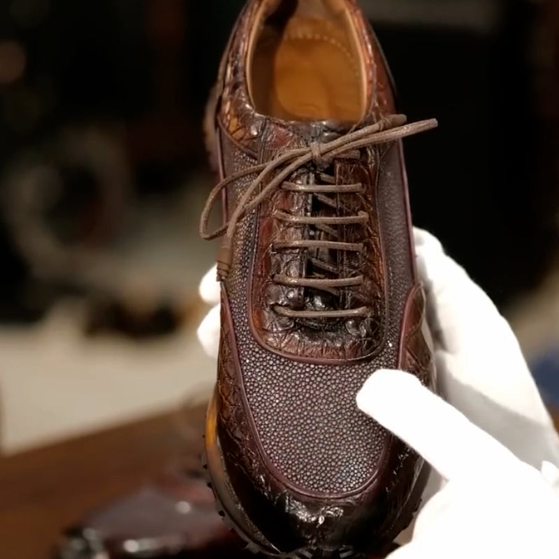 Leather Comfy Sneakers