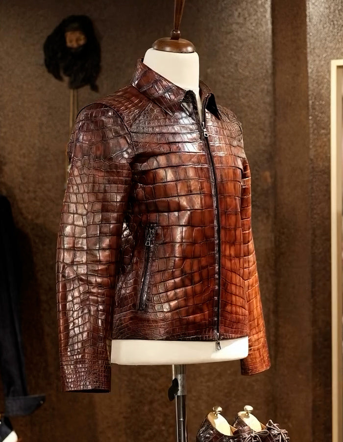 Leather Short Jacket