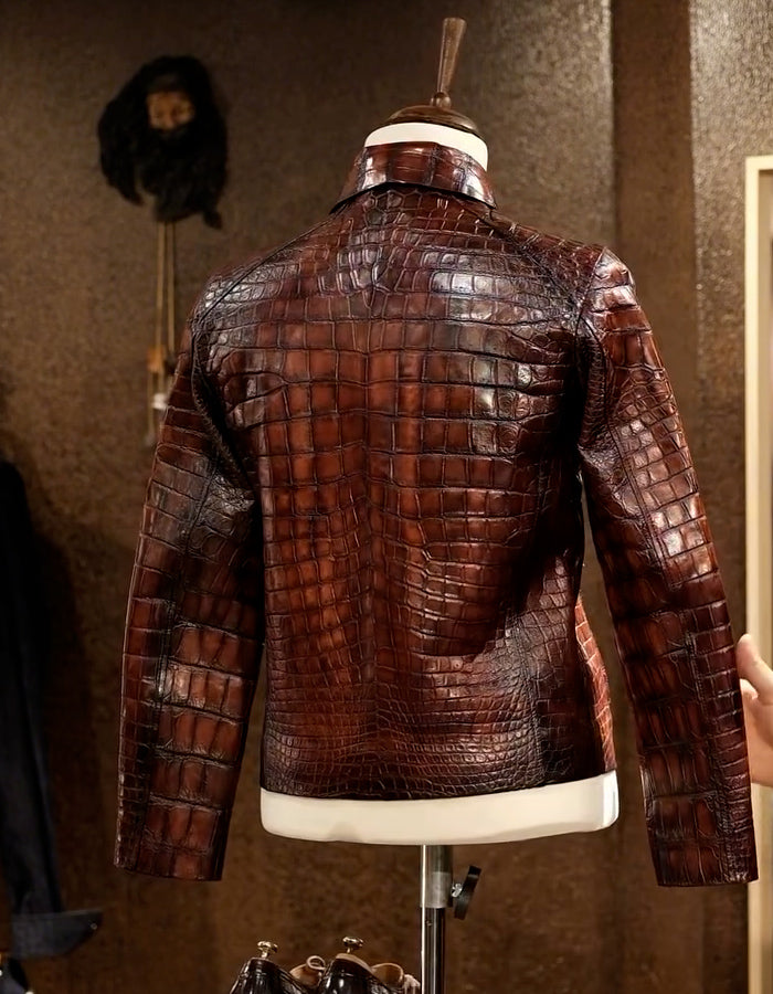 Leather Short Jacket