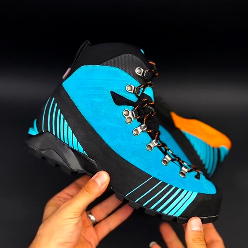 Blue Hiking Boots