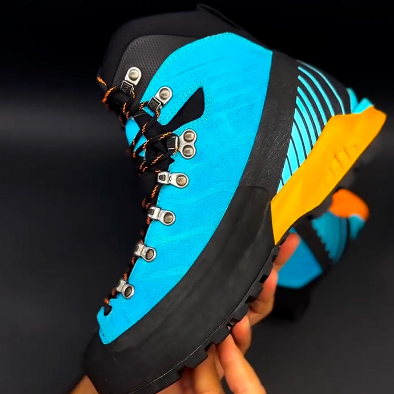 Blue Hiking Boots