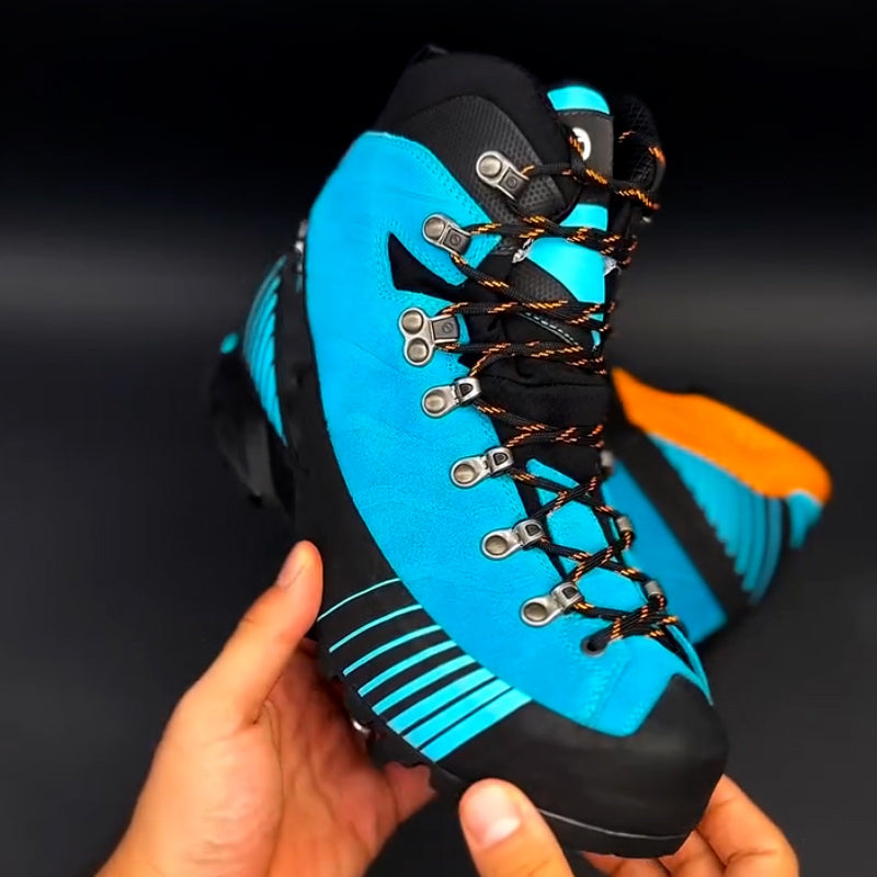 Blue Hiking Boots