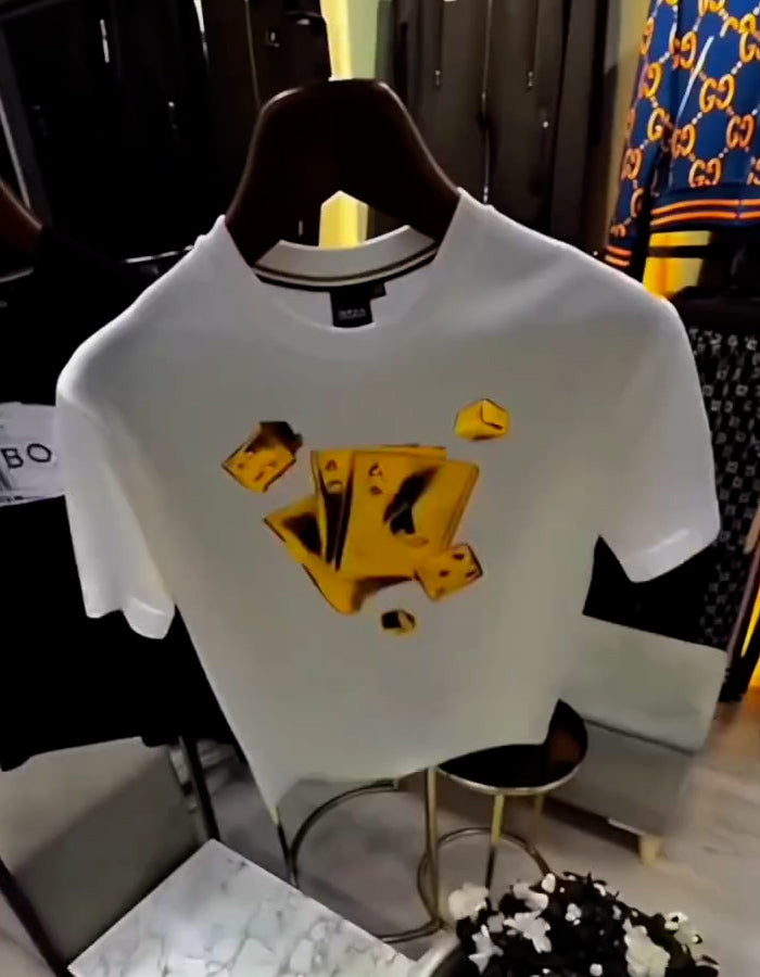 Poker Short-Sleeve Top