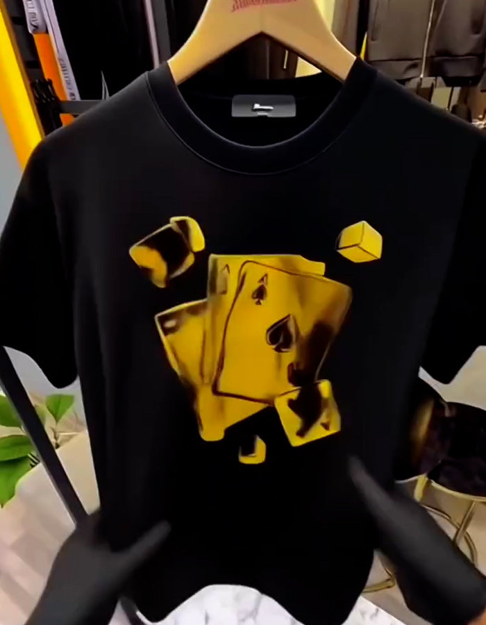 Poker Short-Sleeve Top