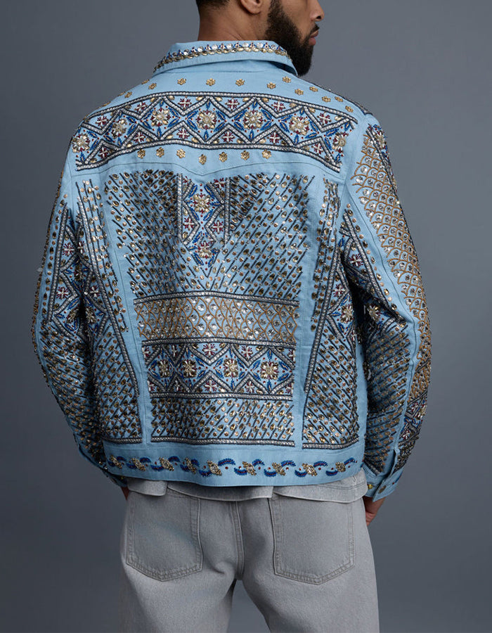 Blue Rhinestone Jacket