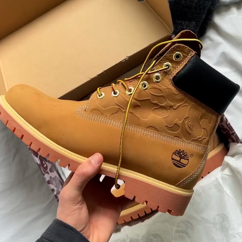 Khaki Martin Boots