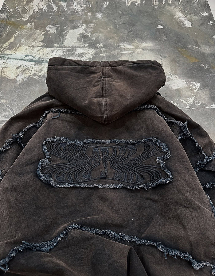 Brown Work Short Jacket