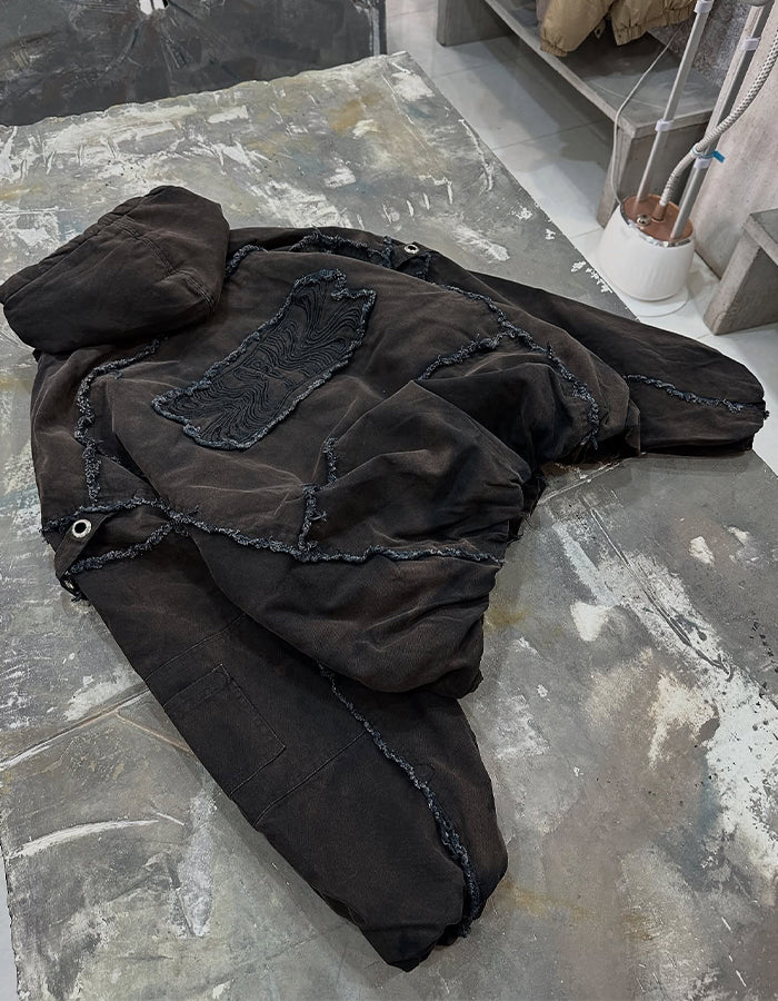 Brown Work Short Jacket