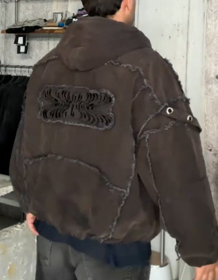 Brown Work Short Jacket