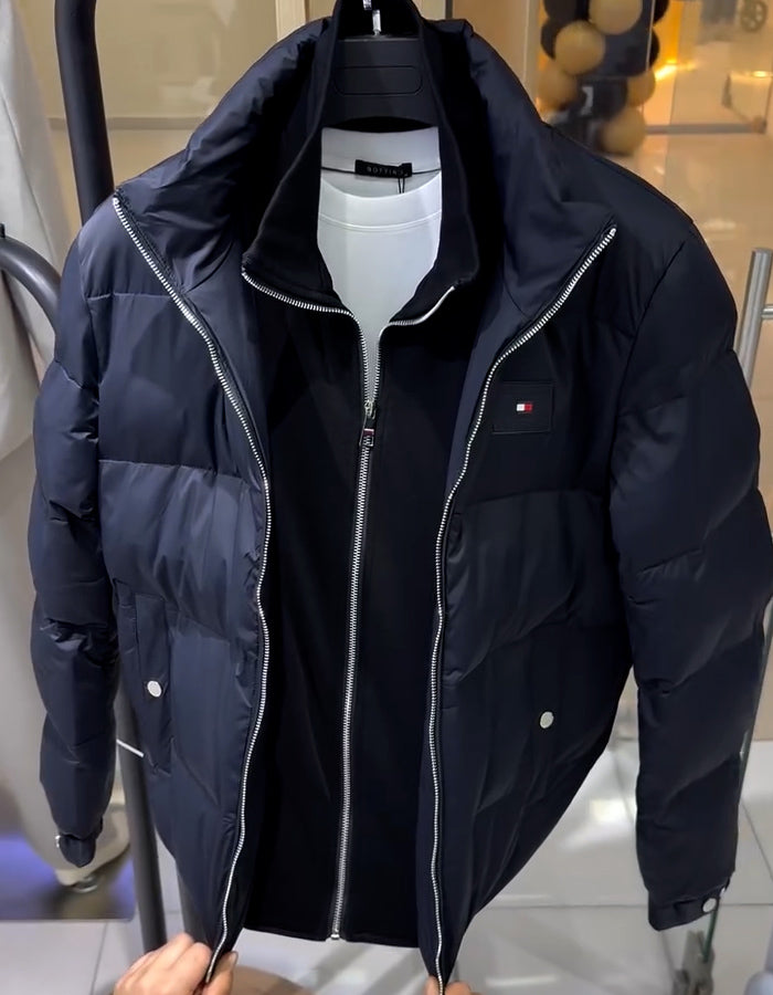 Fake Two-Piece Warm Coat