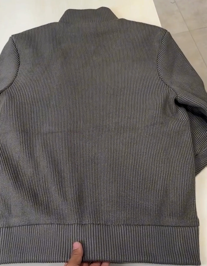 Gray Patchwork Jacket