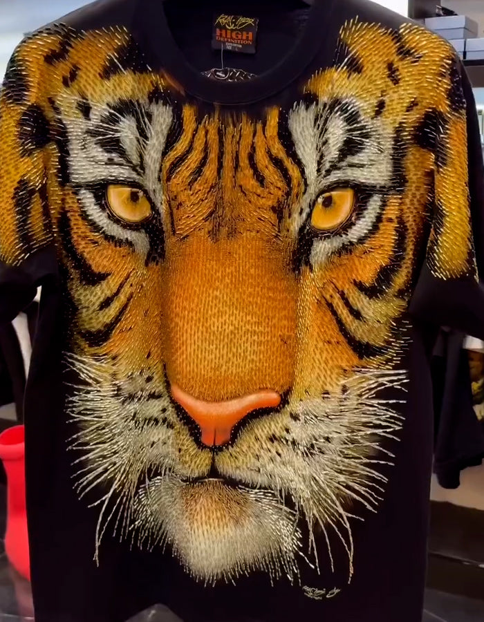 Tiger Pattern Casual Top