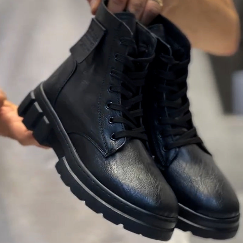 Leather Soft-Sole Boots
