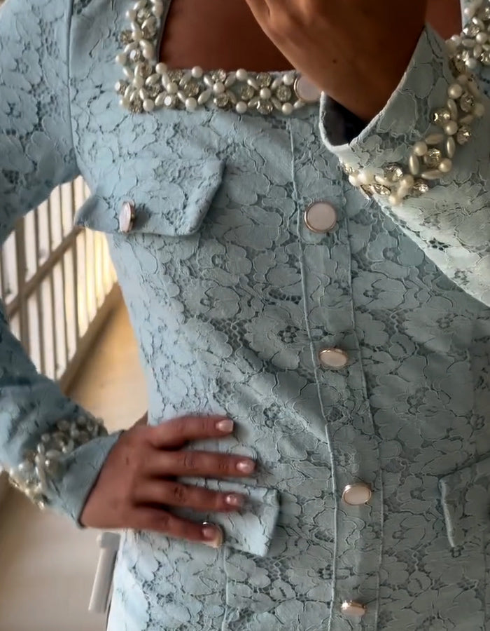 Pearls Slim Dress