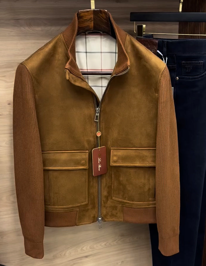 Khaki Suede Jacket