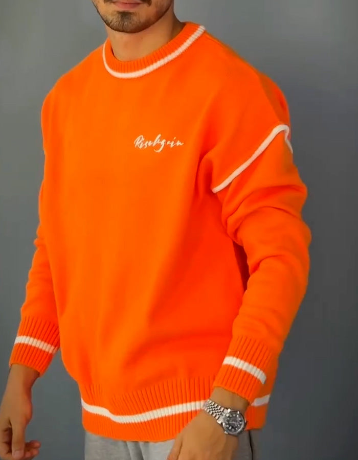 Orange Casual Top