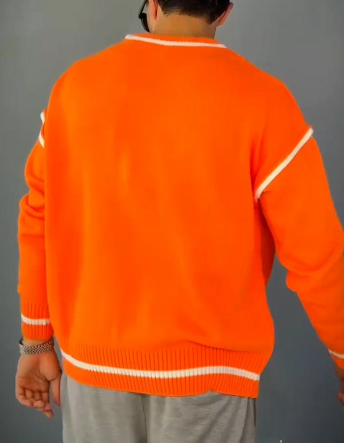 Orange Casual Top