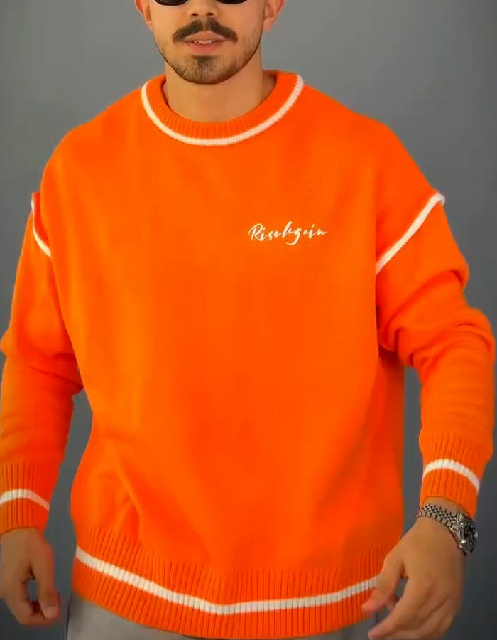Orange Casual Top