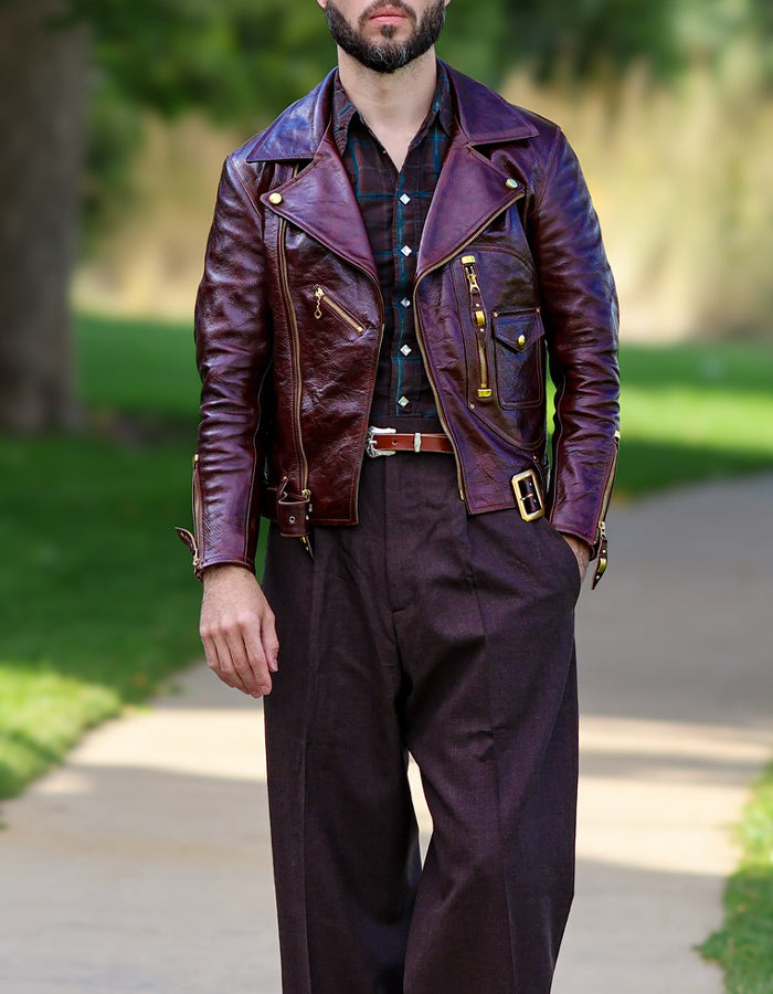 Burgundy Short Jacket