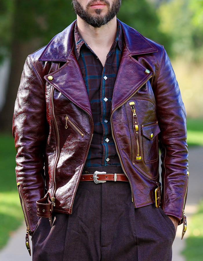Burgundy Short Jacket