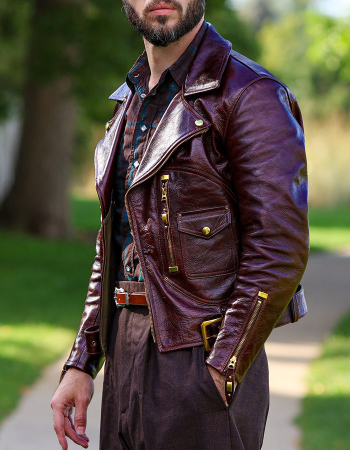 Burgundy Short Jacket